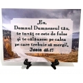 Plachet cu suport, Eu Domnul Dumnezeul tau... model2